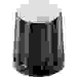 Tête de bouton rotatif Mentor 330.3 noir (Ø x H) 11.8 mm x 13 mm
