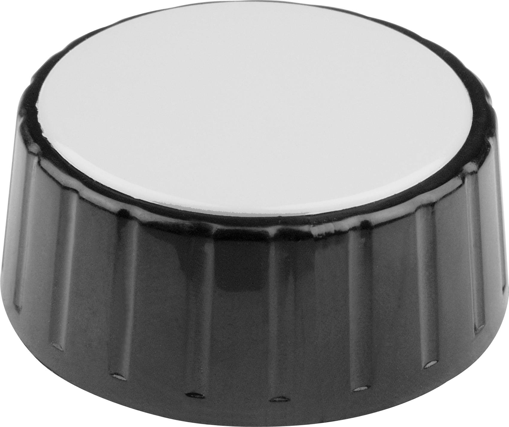 Mentor 335.61 335.61 Drehknopf mit Knopfmarkierung Schwarz (Ø x H) 48 mm x 19 mm 1 St.