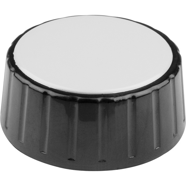 Tête de bouton rotatif Mentor 335.61 avec marquage noir (Ø x H) 48 mm x 19 mm 1 pc(s)