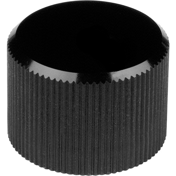 Tête de bouton rotatif Mentor 507.613 noir (Ø x H) 20 mm x 14 mm 1 pc(s)