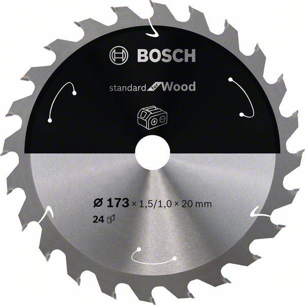 Bosch Accessories 2608837690 Kreissägeblatt Zähneanzahl: 24 1 St.
