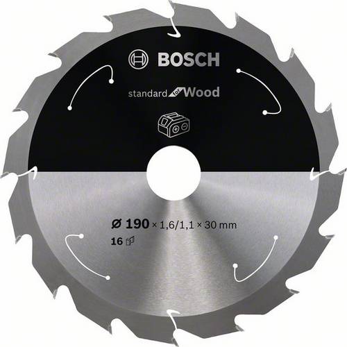 Bosch Accessories 2608837706 Hartmetall Kreissägeblatt 190 x 30 mm Zähneanzahl: 16 1 St.