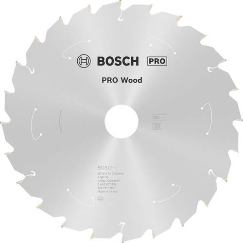 Bosch Accessories 2608837721 Hartmetall Kreissägeblatt 216 x 30 mm Zähneanzahl: 24 1 St.