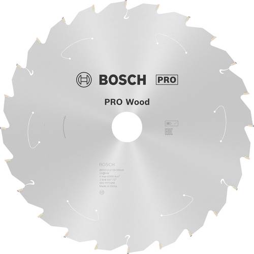 Bosch Accessories 2608837727 Hartmetall Kreissägeblatt 250 x 30 mm Zähneanzahl: 24 1 St.