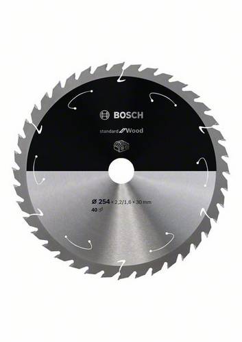 Bosch Accessories 2608837734 Hartmetall Kreissägeblatt 254 x 30 mm Zähneanzahl: 40 1 St.