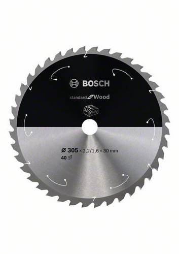 Bosch Accessories 2608837741 Hartmetall Kreissägeblatt 305 x 30 mm Zähneanzahl: 40 1 St.