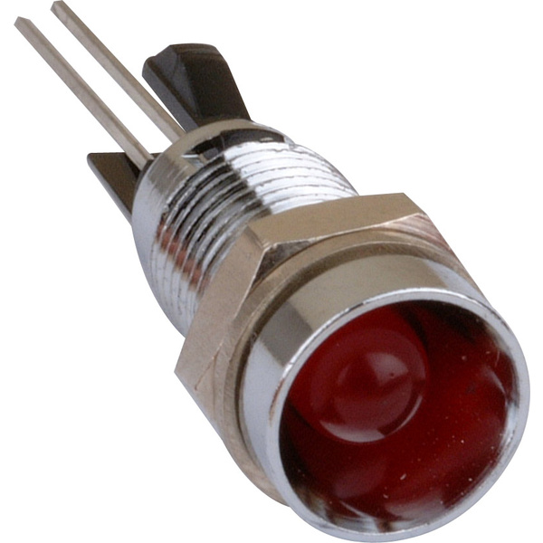 Mentor 2664.1003 2664.1003 LED-Fassung Metall Passend für (LEDs) LED 5mm Schraubbefestigung
