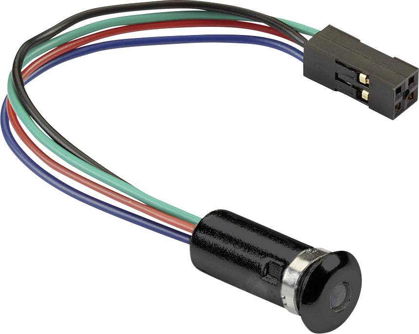 Mentor 2660.8302 LED-Signalleuchte RGB Linse 3 mm 2 V, 3.5 V, 3.5 V 20 mA, 20 mA, 20 mA