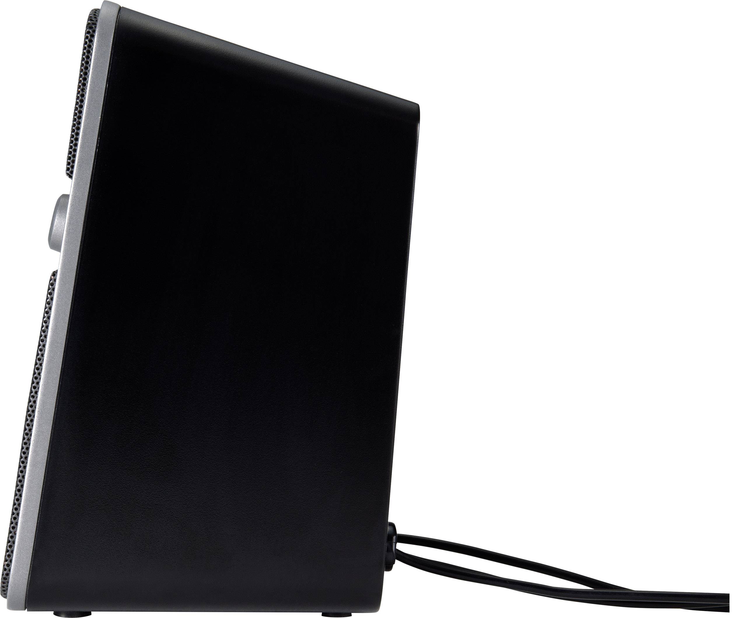 Renkforce 2.0 PC-Lautsprecher Bluetooth®, Kabelgebunden 6W Schwarz, Silber