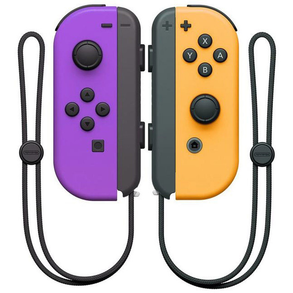 Nintendo Switch Joy-Con 2er-Set neon-lila/neon-orange Controller Switch Neon-Lila, Neonora