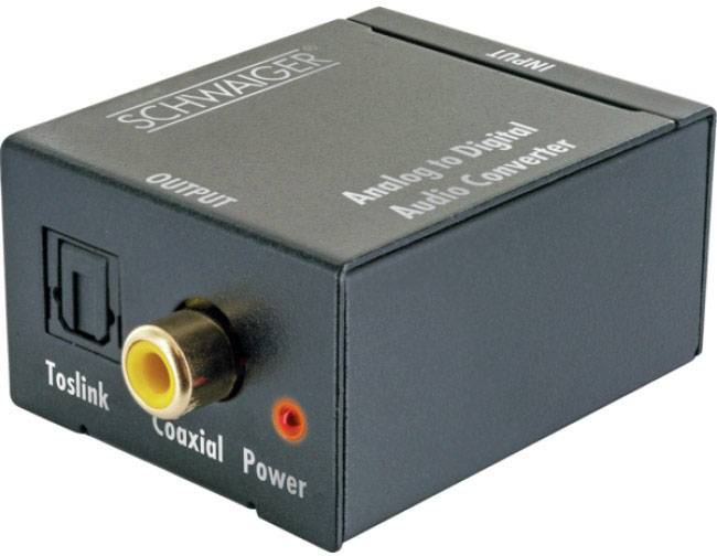 Schwaiger AV Konverter ADW100513 [Cinch - Toslink, Koaxial]