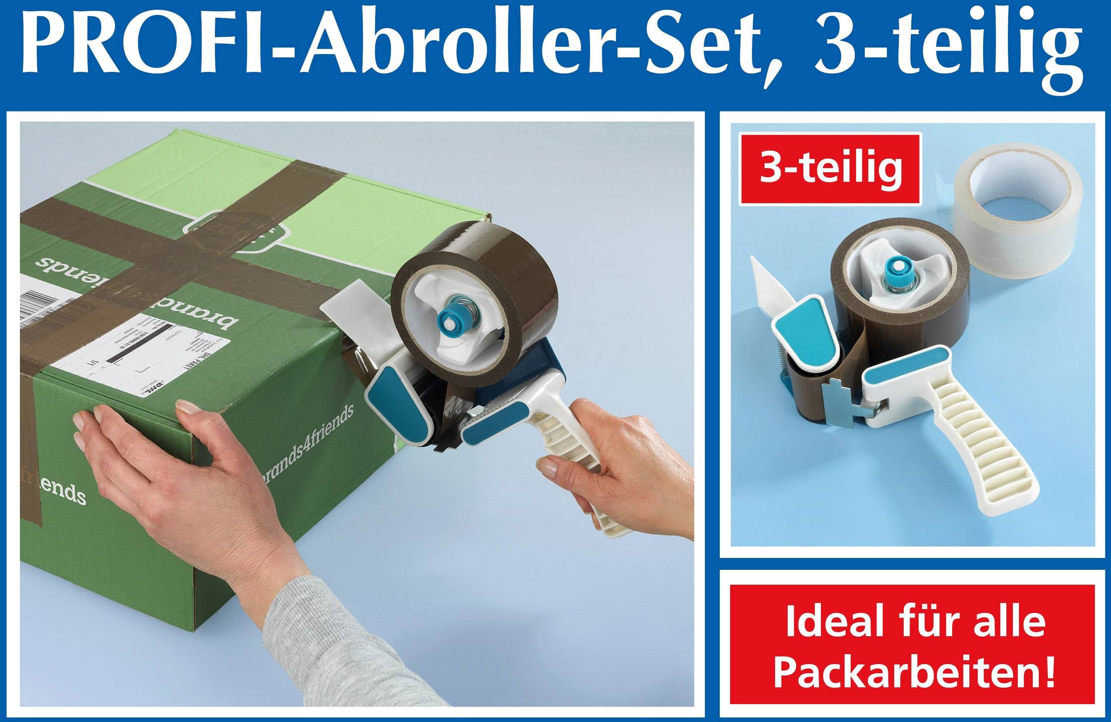 Wenko Klebeband-Abroller 88493500 Weiß Rollenbreite (max.): 50mm