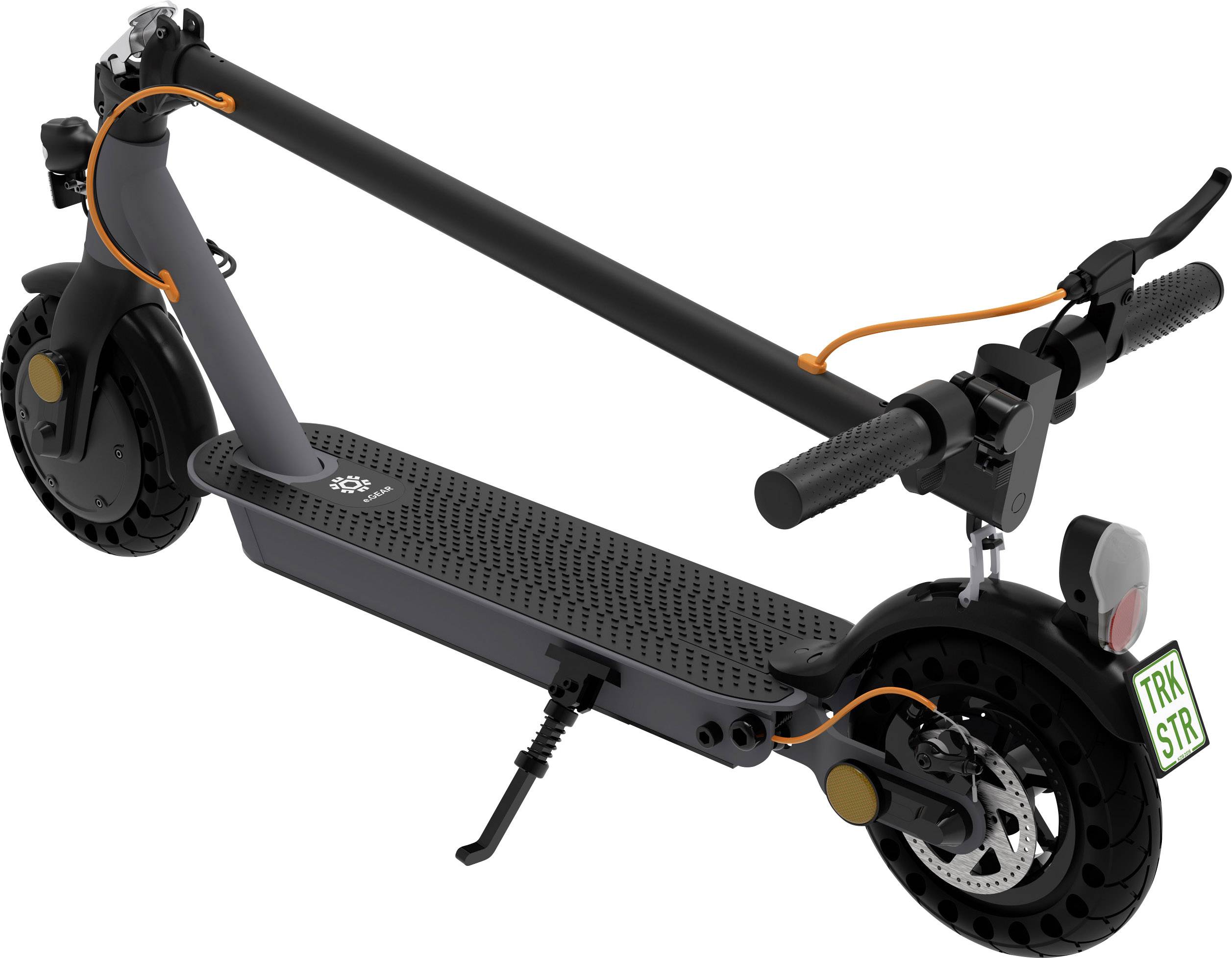 TrekStor® e.Gear Scooter EG3178 E-Scooter Schwarz, Grau Li-Ion 36V 7.5Ah Straßenzulassung: Deutschland