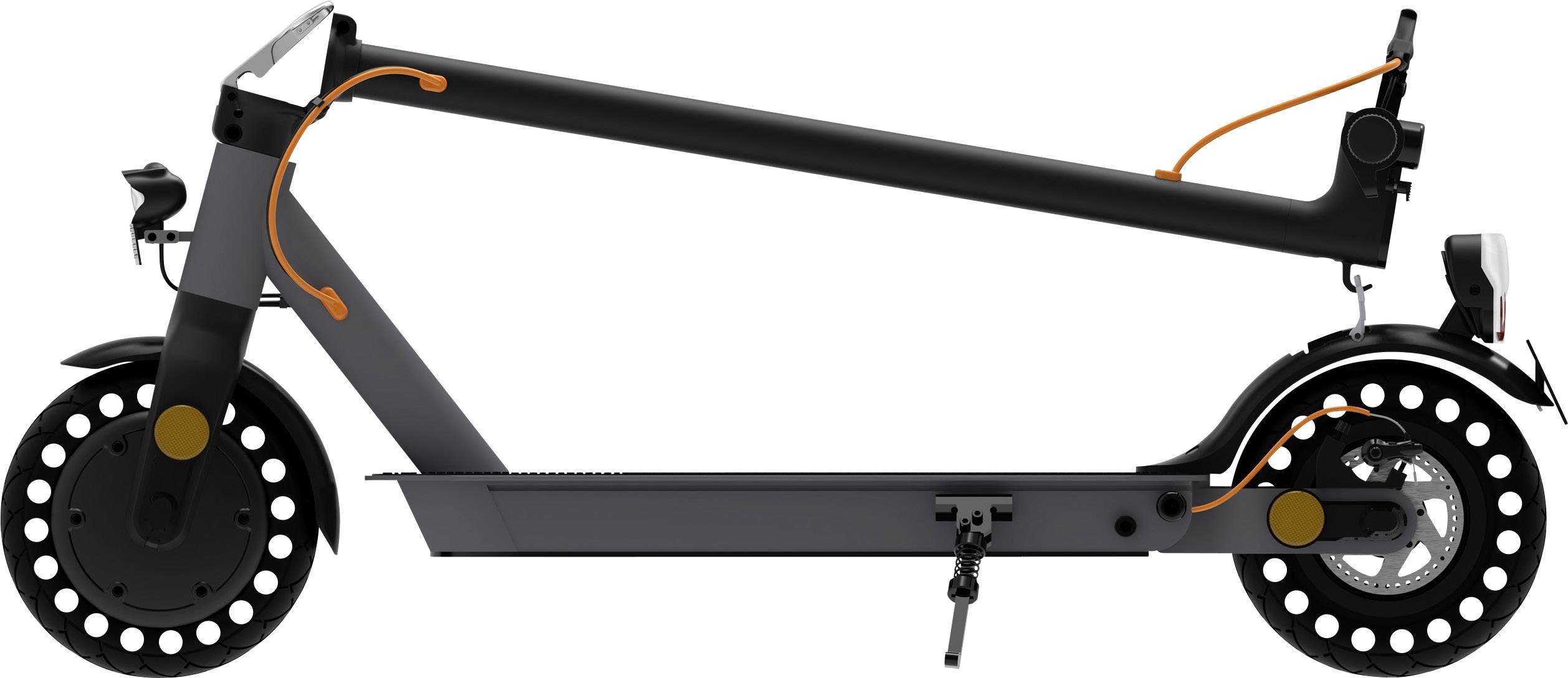 TrekStor® e.Gear Scooter EG3178 E-Scooter Schwarz, Grau Li-Ion 36V 7.5Ah Straßenzulassung: Deutschland