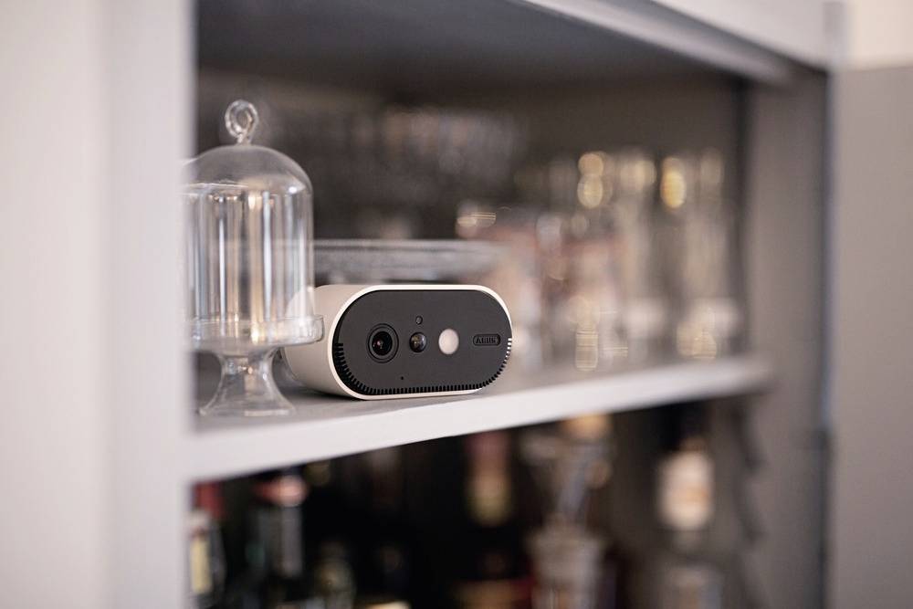 ABUS WLAN Akku Cam mit Basisstation PPIC90000 WLAN IP-Überwachungskamera-Set 2-Kanal mit 1 Kamera 1920 x 1080 Pixel