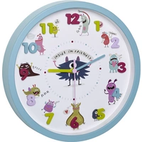 TFA Dostmann Little Monsters Quarz Wanduhr 30.9cm x 4.4cm Türkis TFA Dostmann Little Monsters Quarz Wanduhr 30.9cm x 4.4cm Türkis