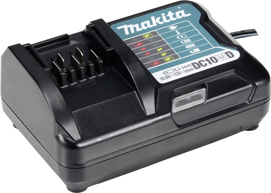 Makita DC10WD 12V Akkupack-Ladegerät 197343-0 ohne Akku