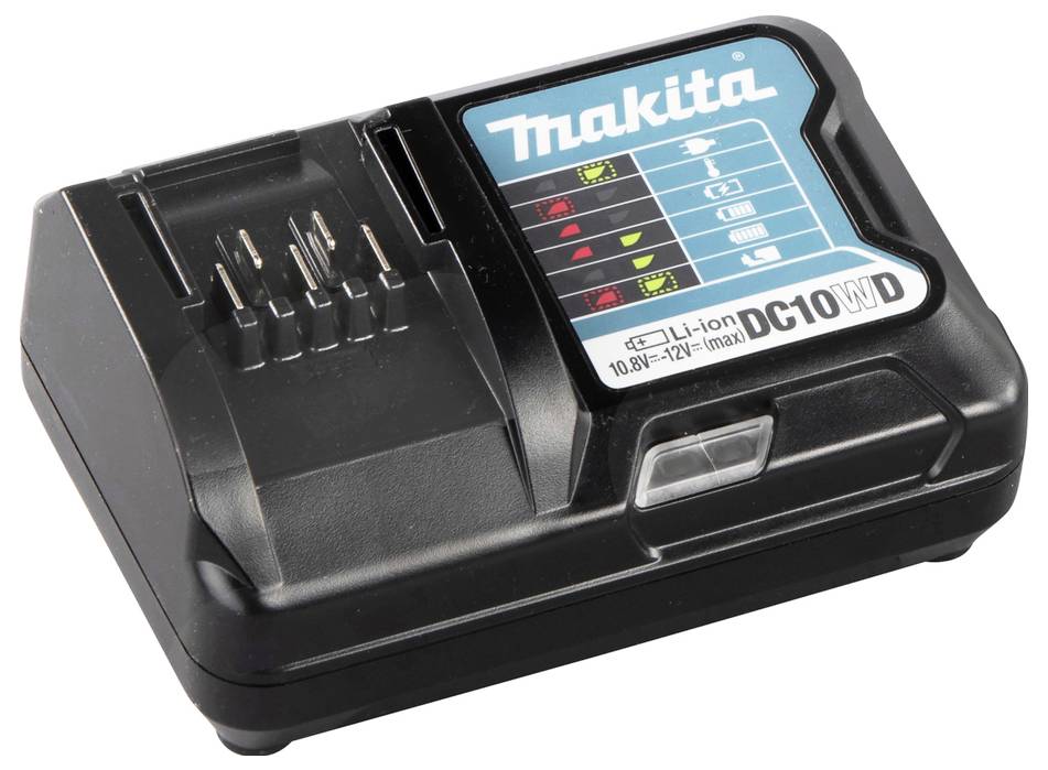 Makita DC10WD 12V Akkupack-Ladegerät 197343-0 ohne Akku