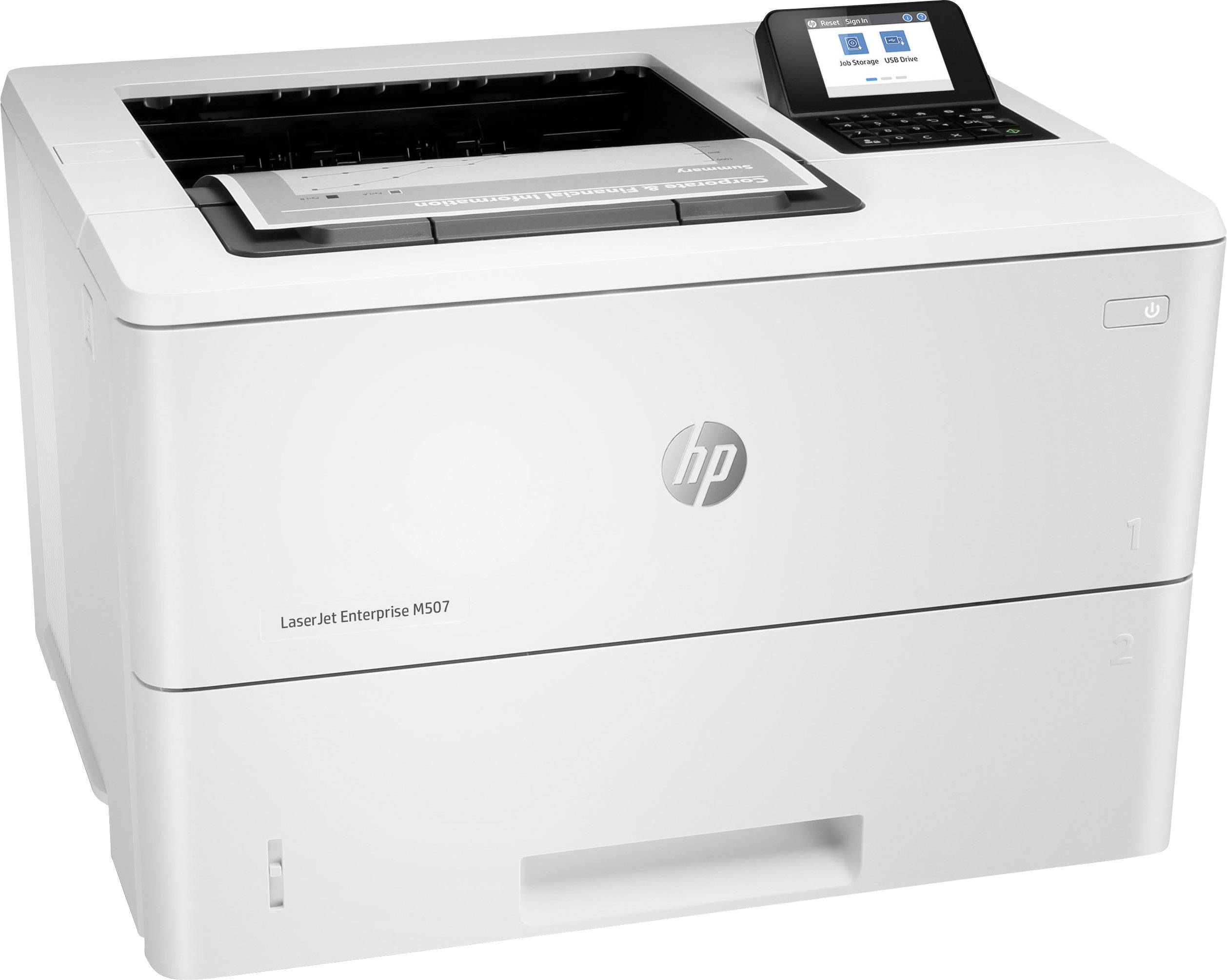HP LaserJet Enterprise M 507 dn Drucker Laser Schwarz-Weiß A4 43 S./min 1200 x 1200 dpi LAN, Duplex