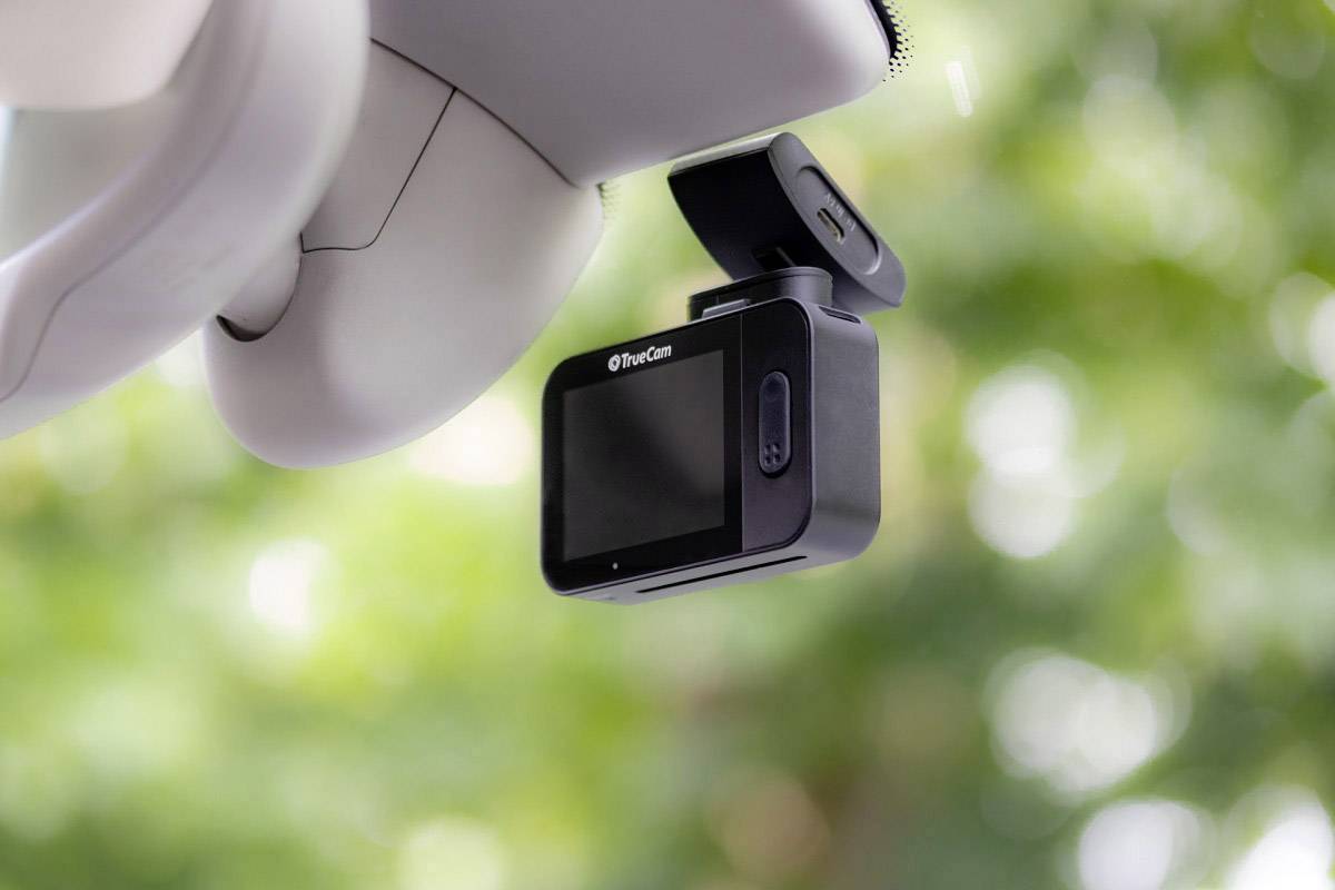 TrueCam M5 WiFi Dashcam Blickwinkel horizontal max.=150 ° Display, WLAN