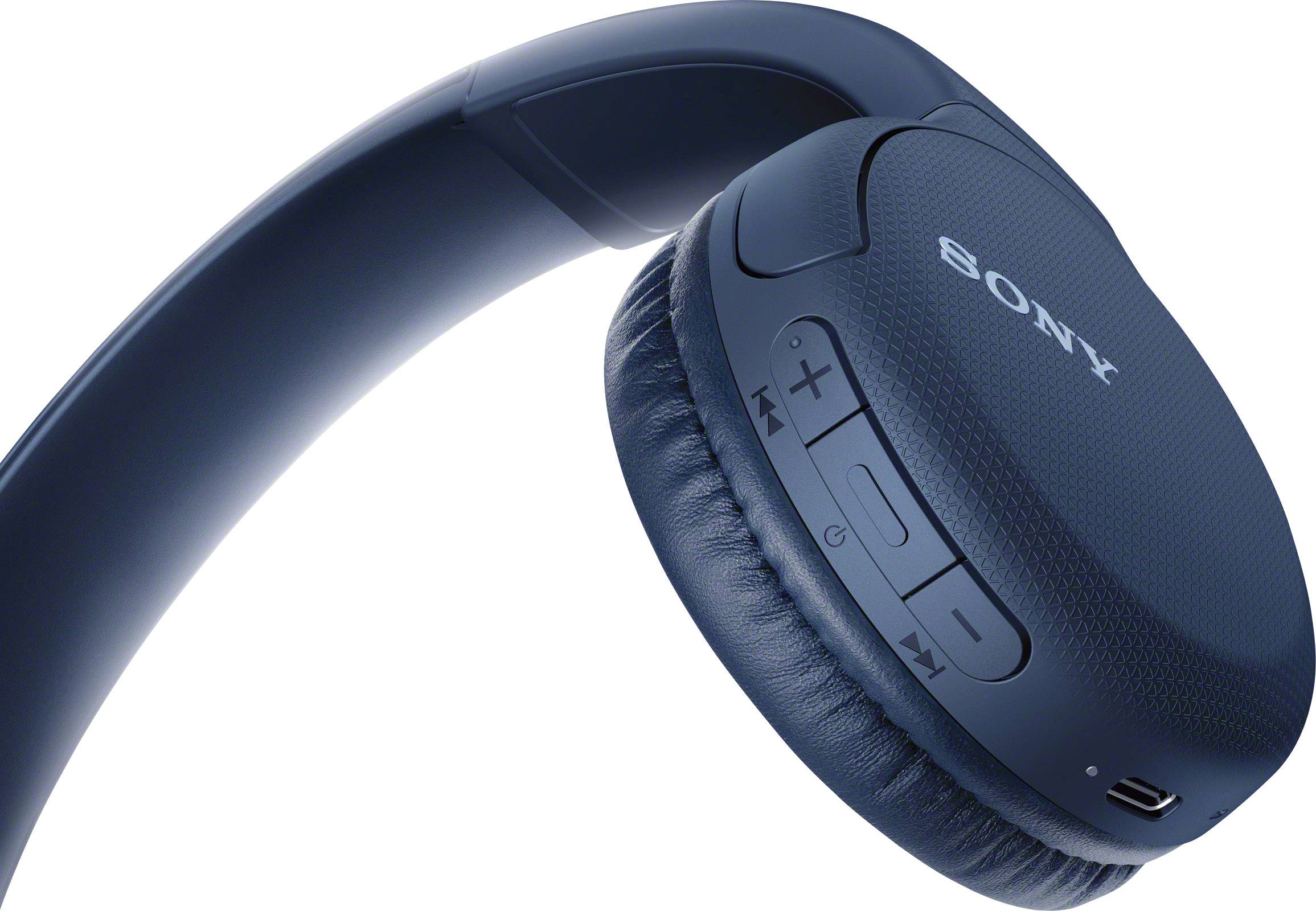 Sony WH-CH510 On Ear Kopfhörer Bluetooth® Blau Headset, Lautstärkeregelung