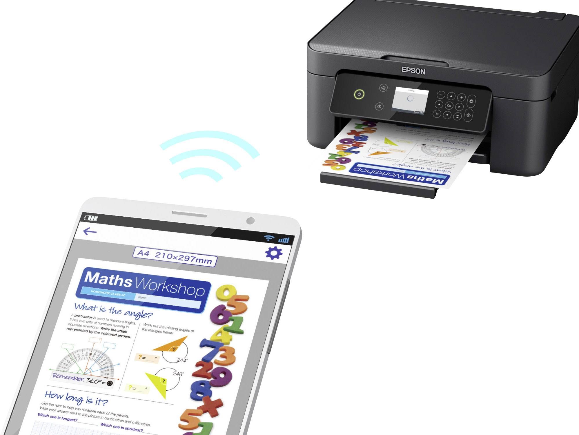Epson Expression Home XP-4100 Farb Tintenstrahl Multifunktionsdrucker A4 Drucker, Scanner, Kopierer WLAN, Duplex
