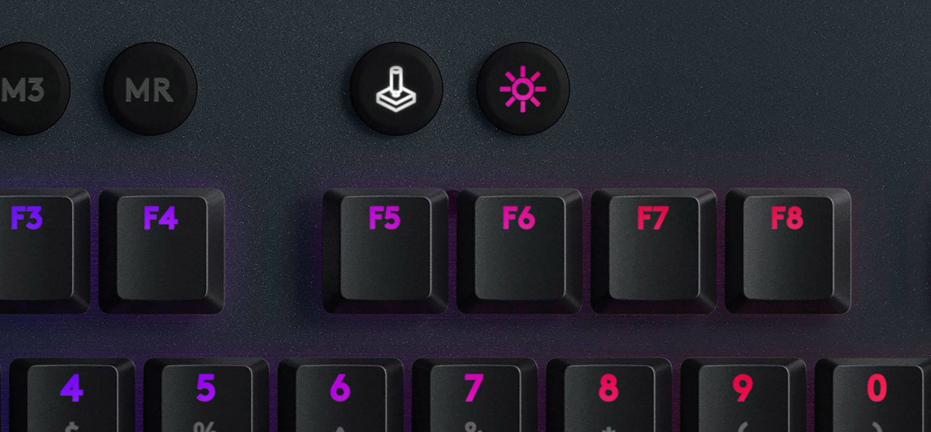 Logitech Gaming G815 Lightsync Clicky USB Gaming-Tastatur Deutsch, QWERTZ Schwarz Beleuchtet, Integrierter Profilspeicher