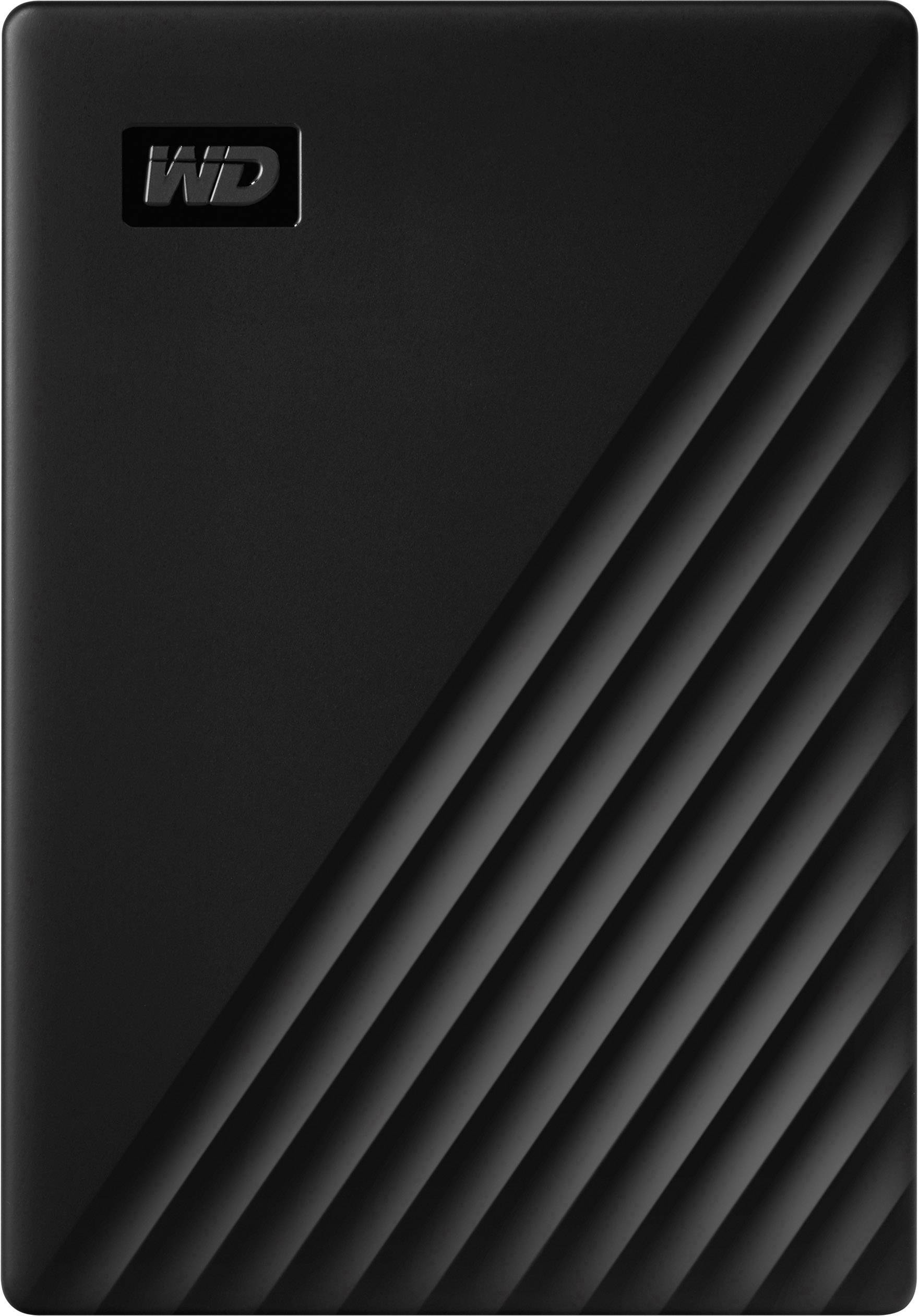 WD My Passport 1 TB Externe Festplatte 6.35 cm (2.5 Zoll) USB-A (USB 3.2 Gen 1) Schwarz WDBYVG0010BBK-WESN