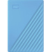 WD My Passport 2 TB Externe Festplatte 6.35 cm (2.5 Zoll) USB 3.2 Gen 1 (USB 3.0) Blau WDBYVG0020BB