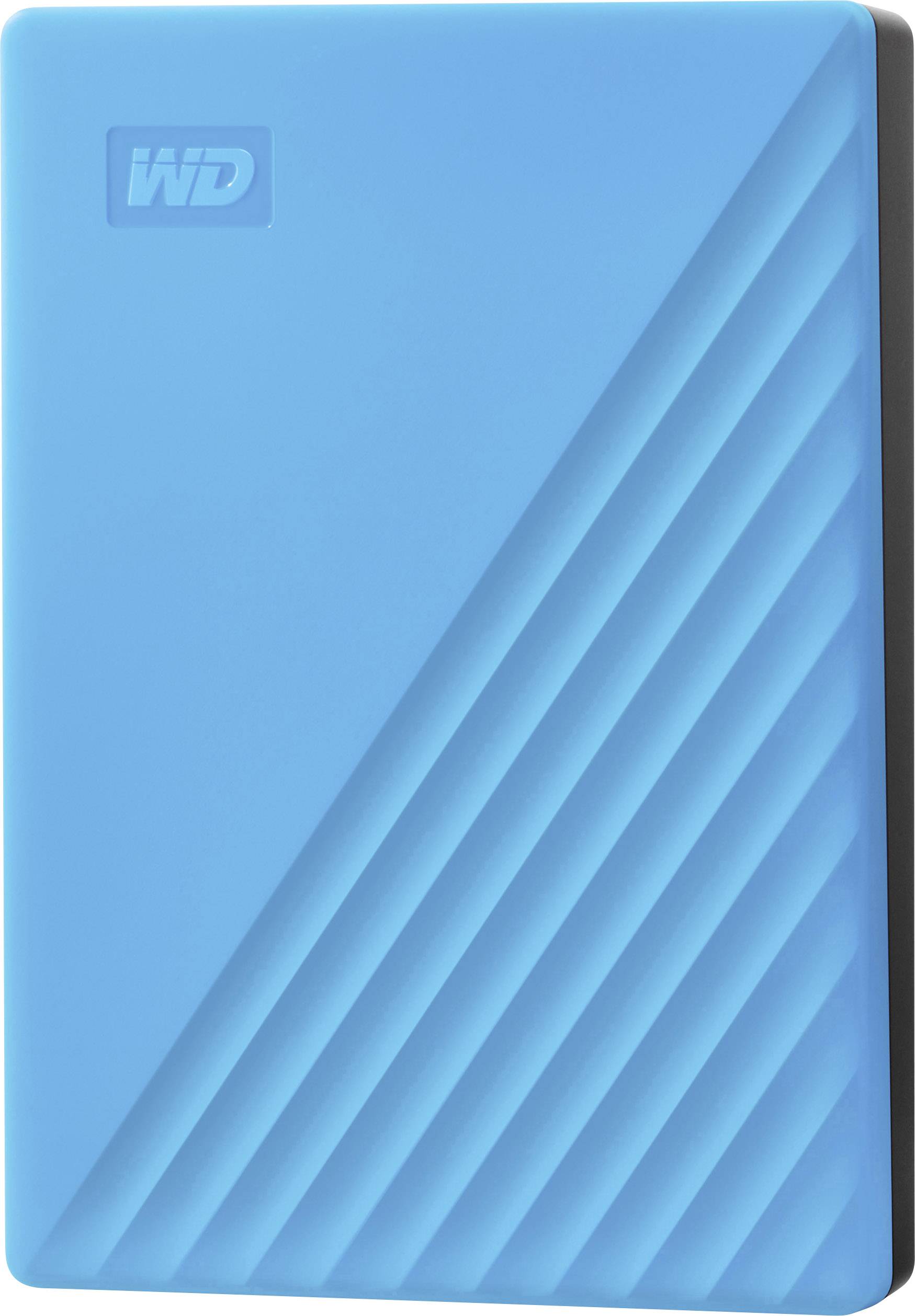 WD My Passport 4 TB Externe Festplatte 6.35 cm (2.5 Zoll) USB-A (USB 3.2 Gen 1) Blau WDBPKJ0040BBL-WESN