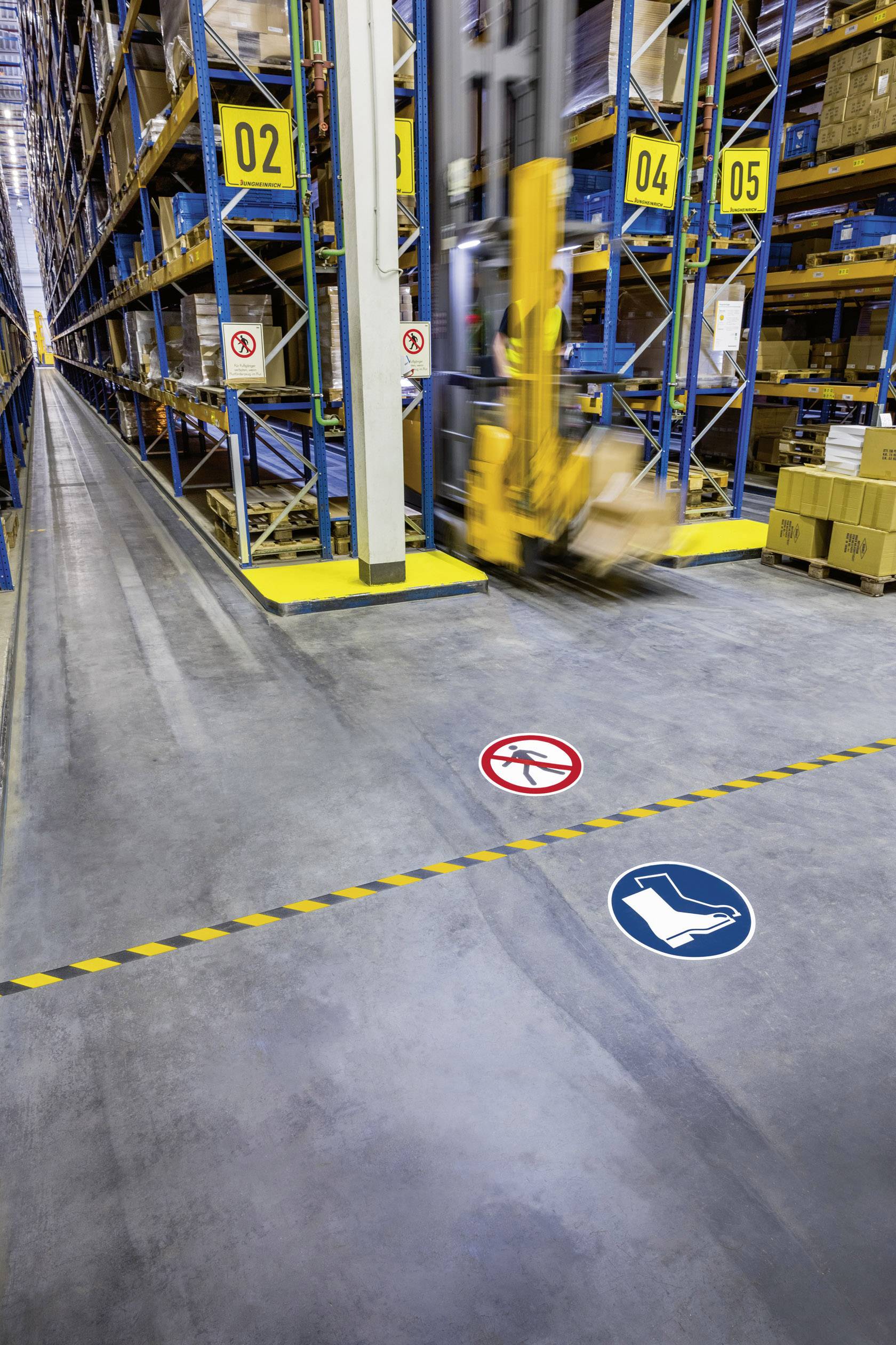 Durable 1726130 Bodenmarkierungsband DURALINE STRONG 2 COLOURS Signal-Gelb, Schwarz 1 St. (L x B) 30m x 50mm