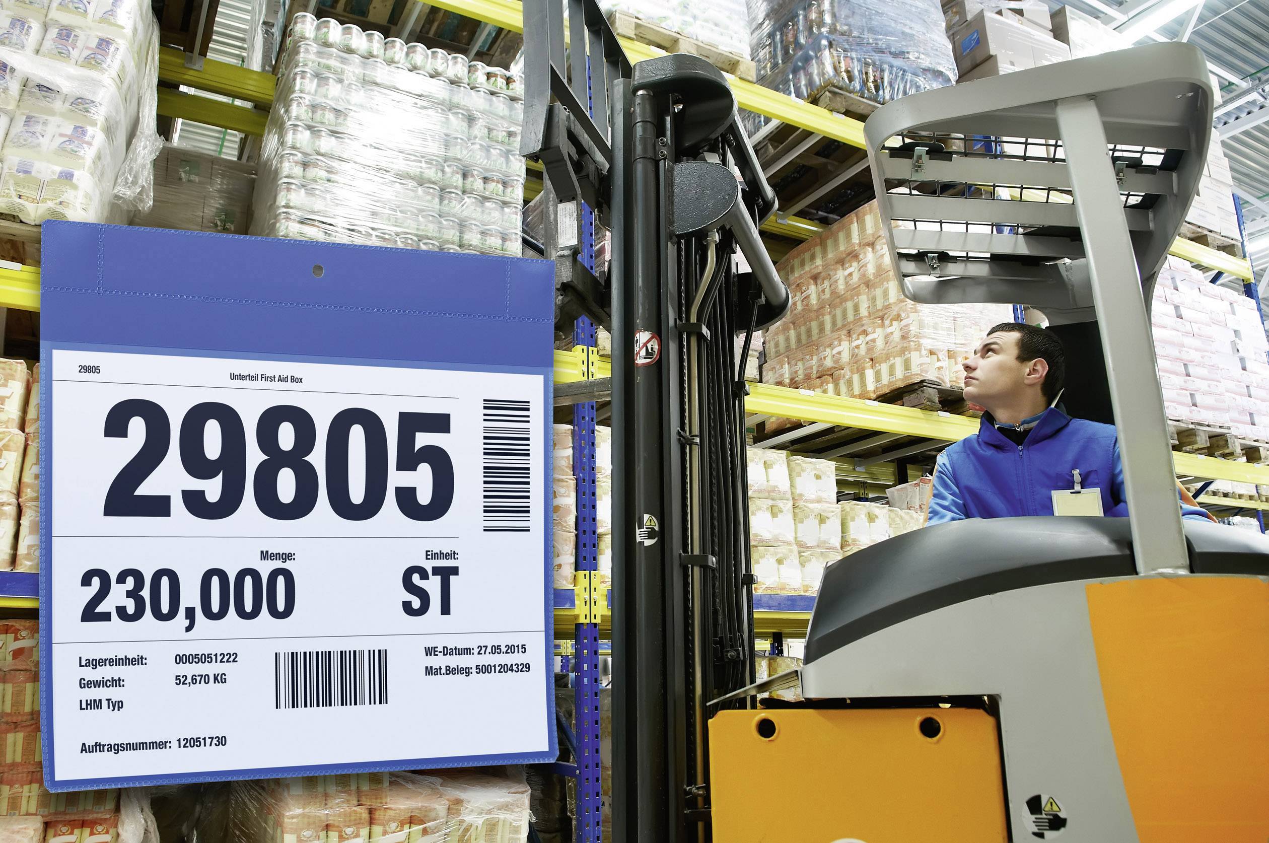 Magnetische Kennzeichnungstasche (B x H) 311mm x 280mm 10St.