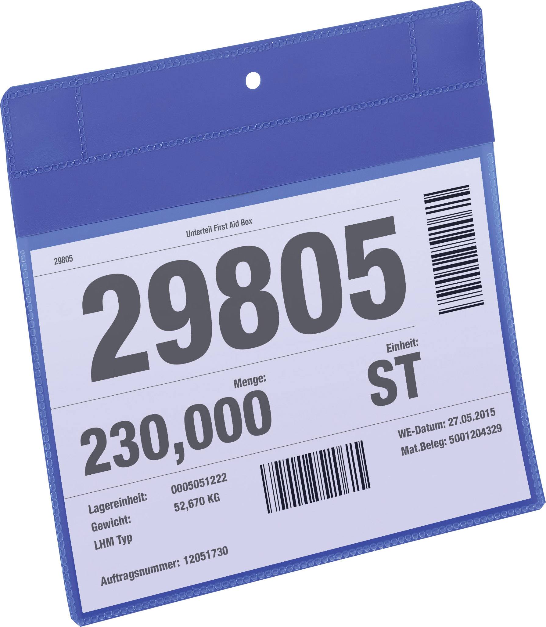 Magnetische Kennzeichnungstasche (B x H) 223mm x 218mm 10St.