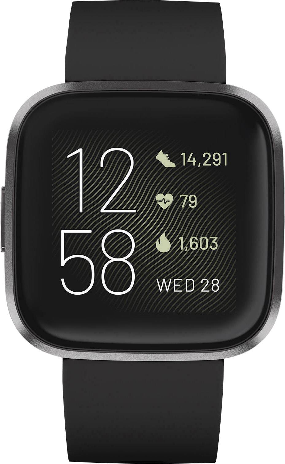 FitBit Versa 2 Smartwatch Uni Schwarz