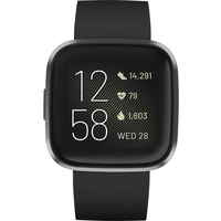 FitBit Versa 2 Smartwatch Uni Schwarz FitBit Versa 2 Smartwatch Uni Schwarz