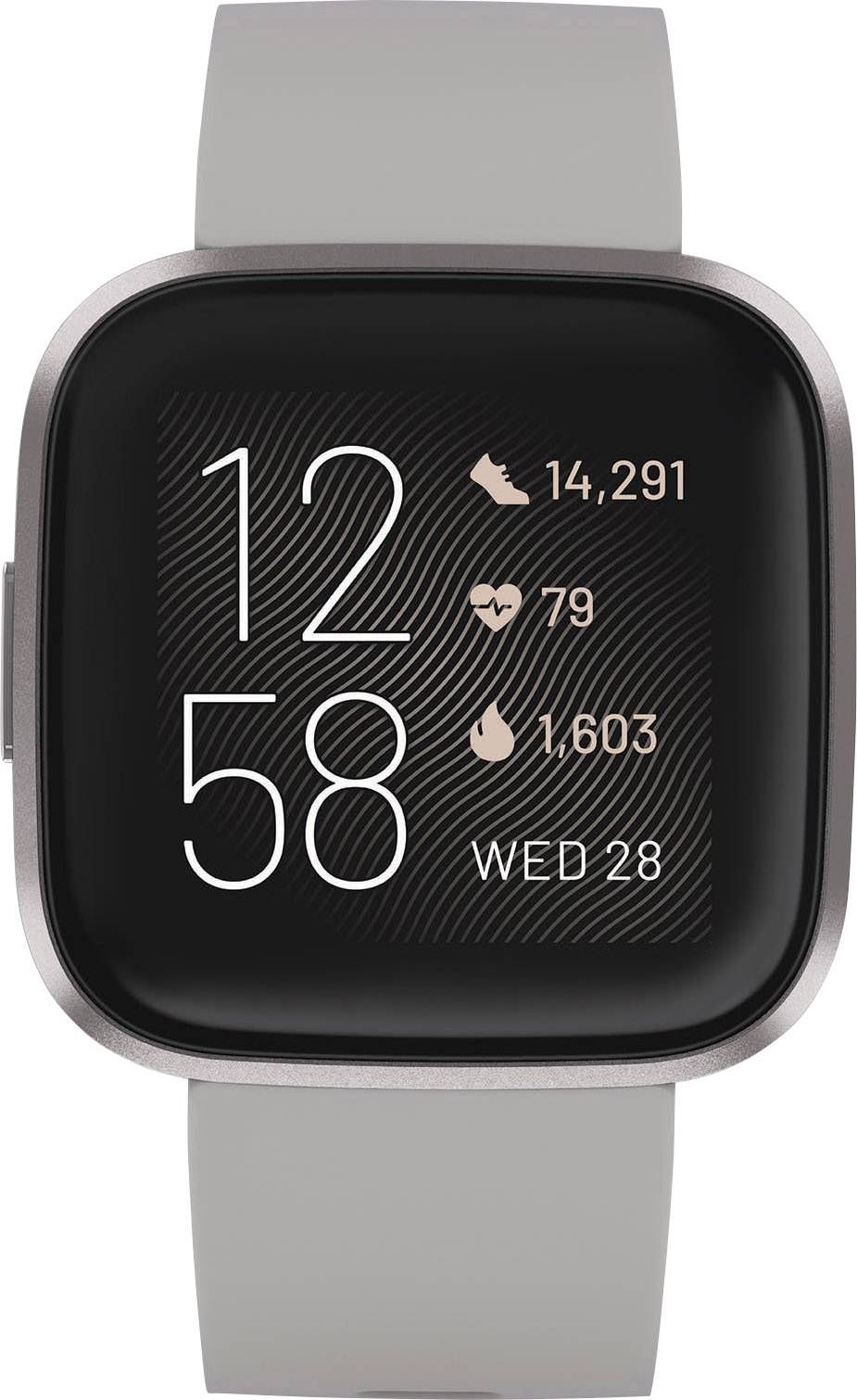 FitBit Versa 2 Smartwatch Uni Stein-Grau