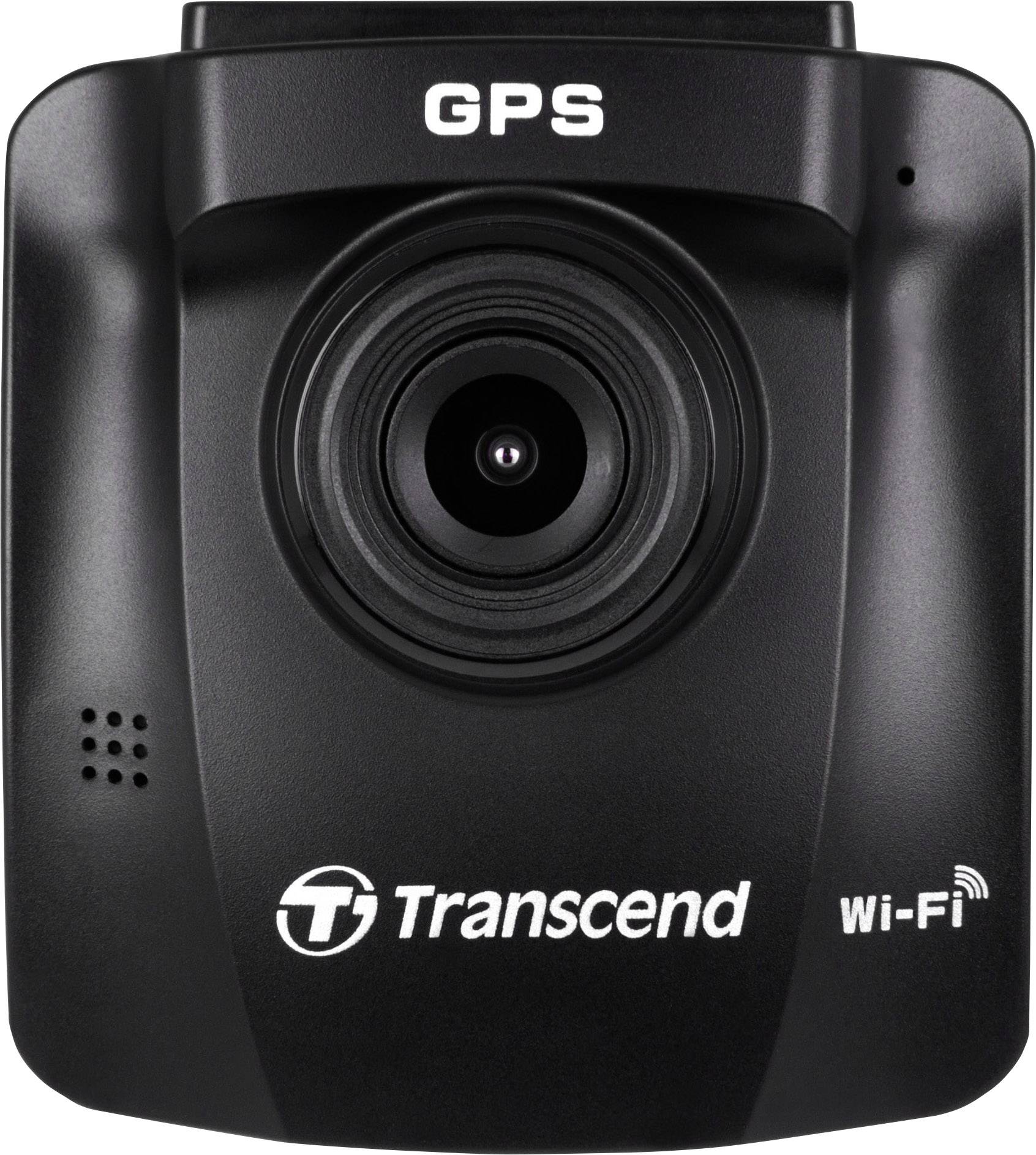 Transcend DrivePro 230Q Dashcam mit GPS Blickwinkel horizontal max.=130 ° 12 V Akku, Fahrspurassistent, WLAN, Auffahrwarner, Display