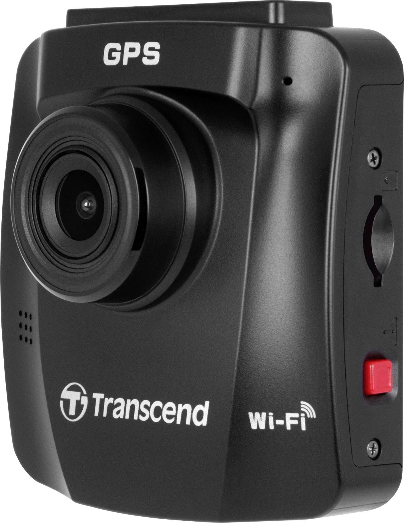 Transcend DrivePro 230Q Dashcam mit GPS Blickwinkel horizontal max.=130 ° 12 V Akku, Fahrspurassistent, WLAN, Auffahrwarner, Display