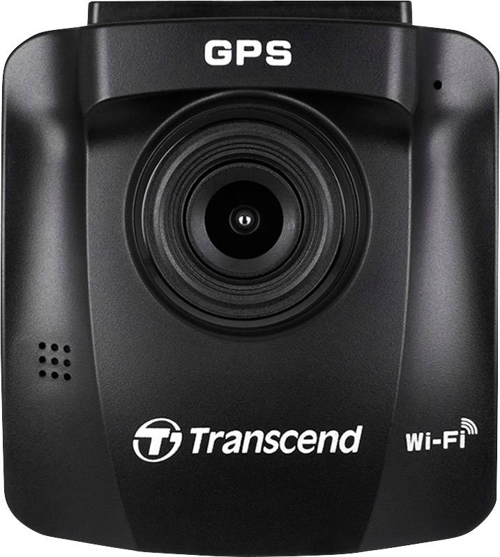 Transcend DrivePro 230Q Dashcam mit GPS Blickwinkel horizontal max.=130° 12V Akku, Fahrspurassistent, WLAN, Auffahrwarner, Display