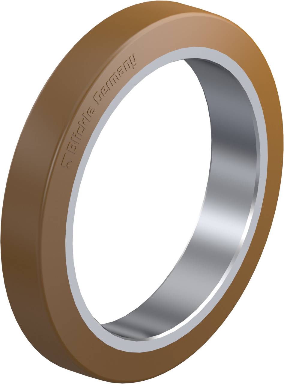 Blickle 762521 BB 360x60/270 Bandage Rad-Durchmesser: 360mm Tragfähigkeit (max.): 1900kg 1St.