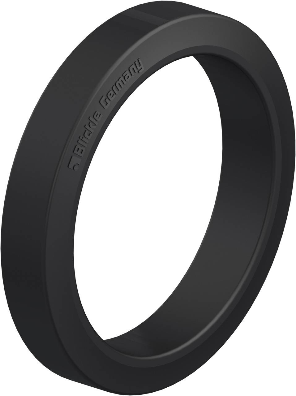Schwarzer Dichtungsring mit der Aufschrift 'Blickle Germany'.