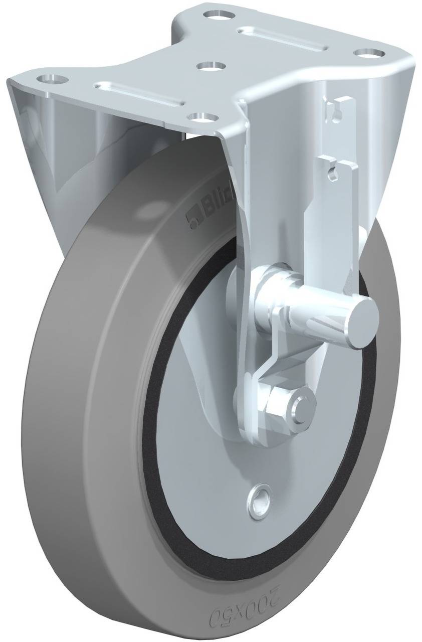 Blickle 757564 B-GEV 200K-TB-SG Bockrolle Rad-Durchmesser: 200mm Tragfähigkeit (max.): 600kg 1St.