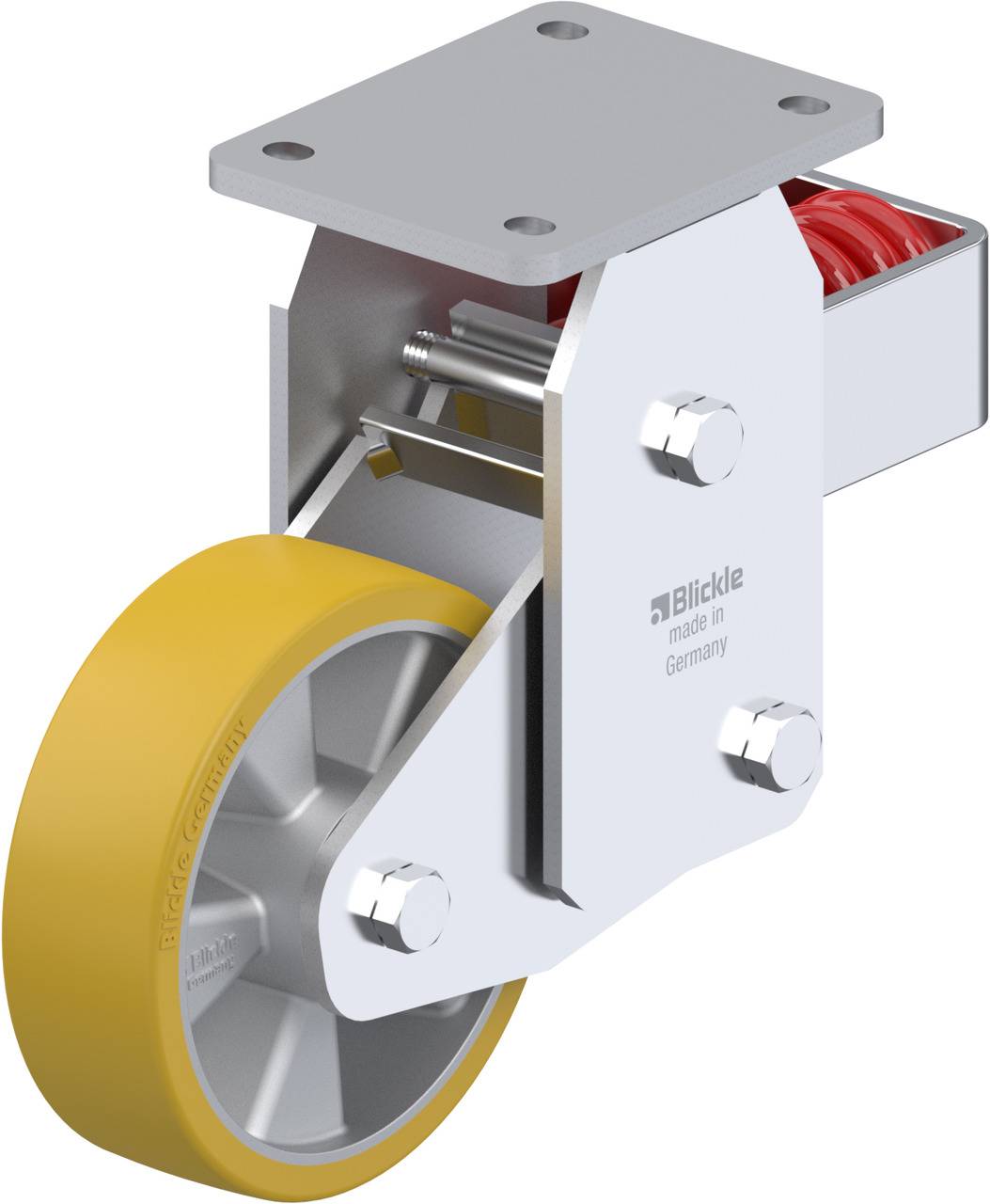 Blickle 605352 BHF-ALTH 160K Bockrolle gefedert Rad-Durchmesser: 160mm Tragfähigkeit (max.): 750kg 1St.
