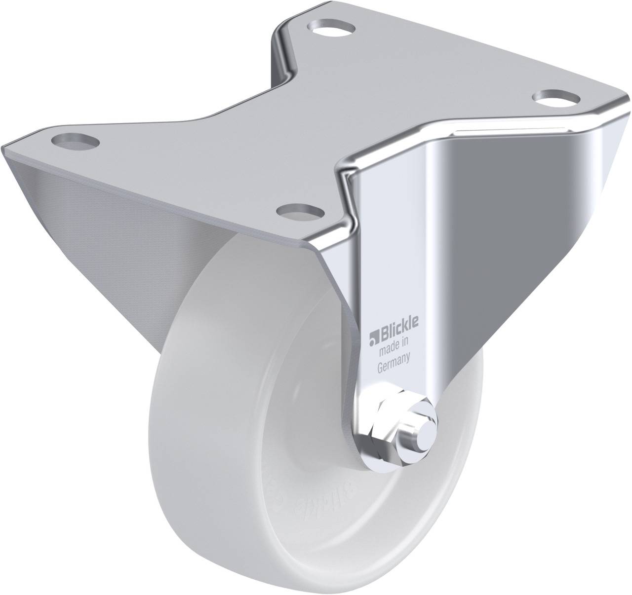 Rollen mit Metallgehäuse, geeignet für den Einsatz in Transportgeräten.