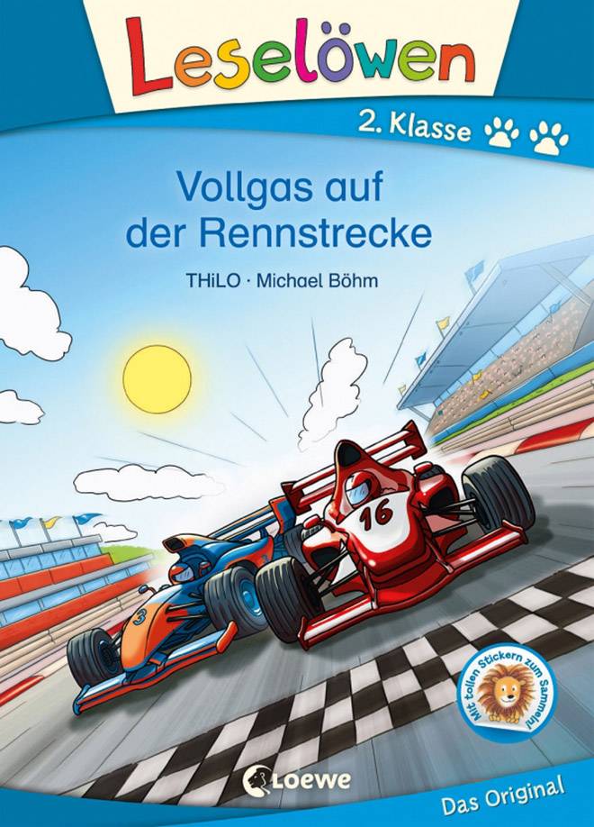 Leselöwen 2. Klasse - Vollgas auf der Rennstrecke 74320300 1 St.