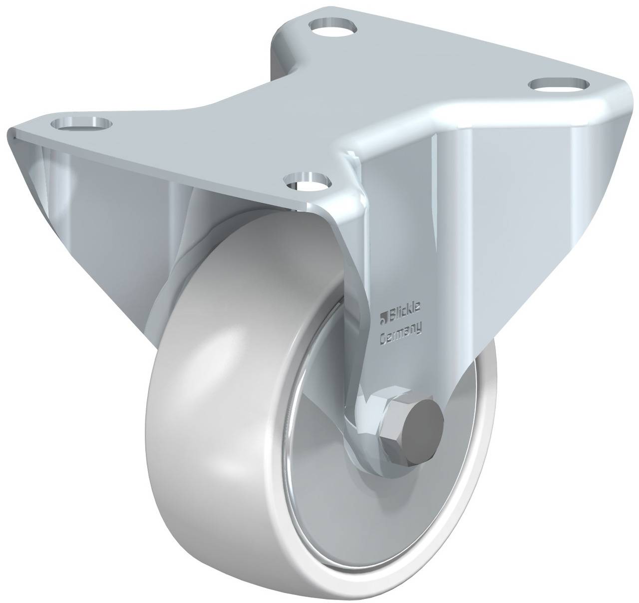 Blickle 86025 B-PO 75G-FA Bockrolle Rad-Durchmesser: 75mm Tragfähigkeit (max.): 200kg 1St.