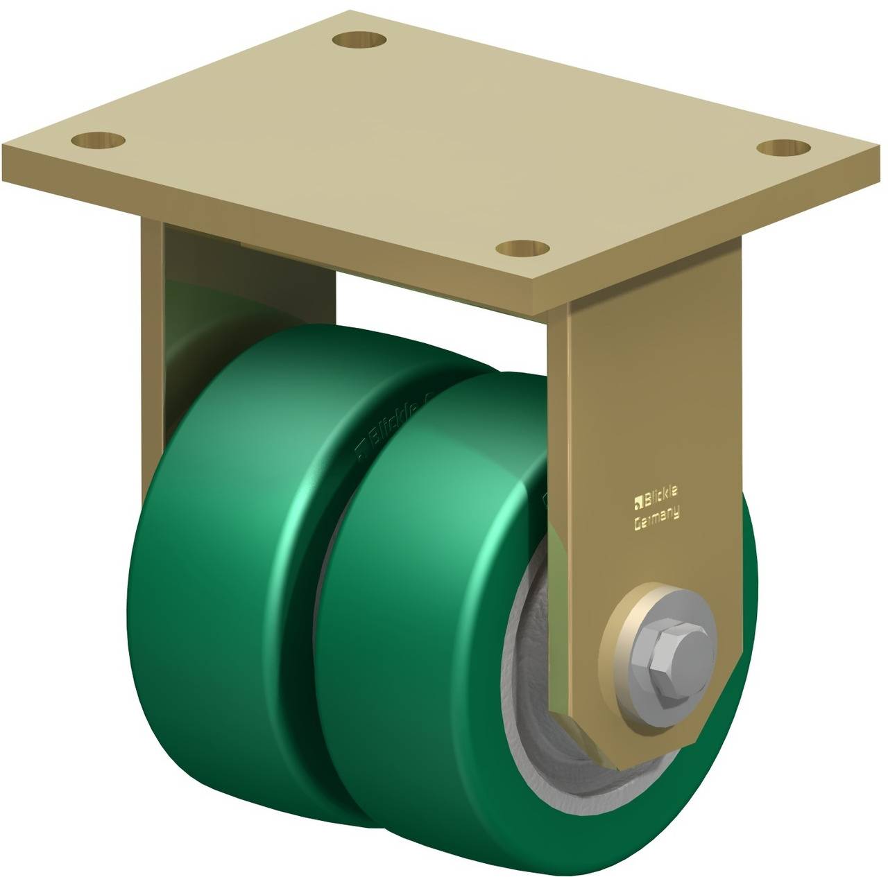 Blickle 754213 BSD-GST 127K Doppel-Bockrolle Rad-Durchmesser: 125mm Tragfähigkeit (max.): 900kg 1St.