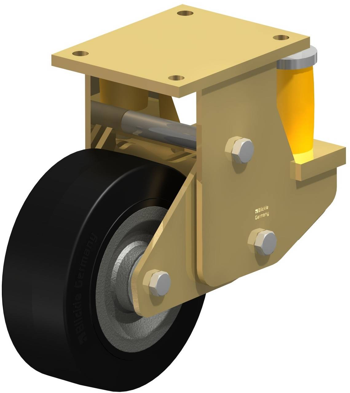 Blickle 605006 BSFE-SE 202K Bockrolle gefedert Rad-Durchmesser: 200mm Tragfähigkeit (max.): 850kg 1St.