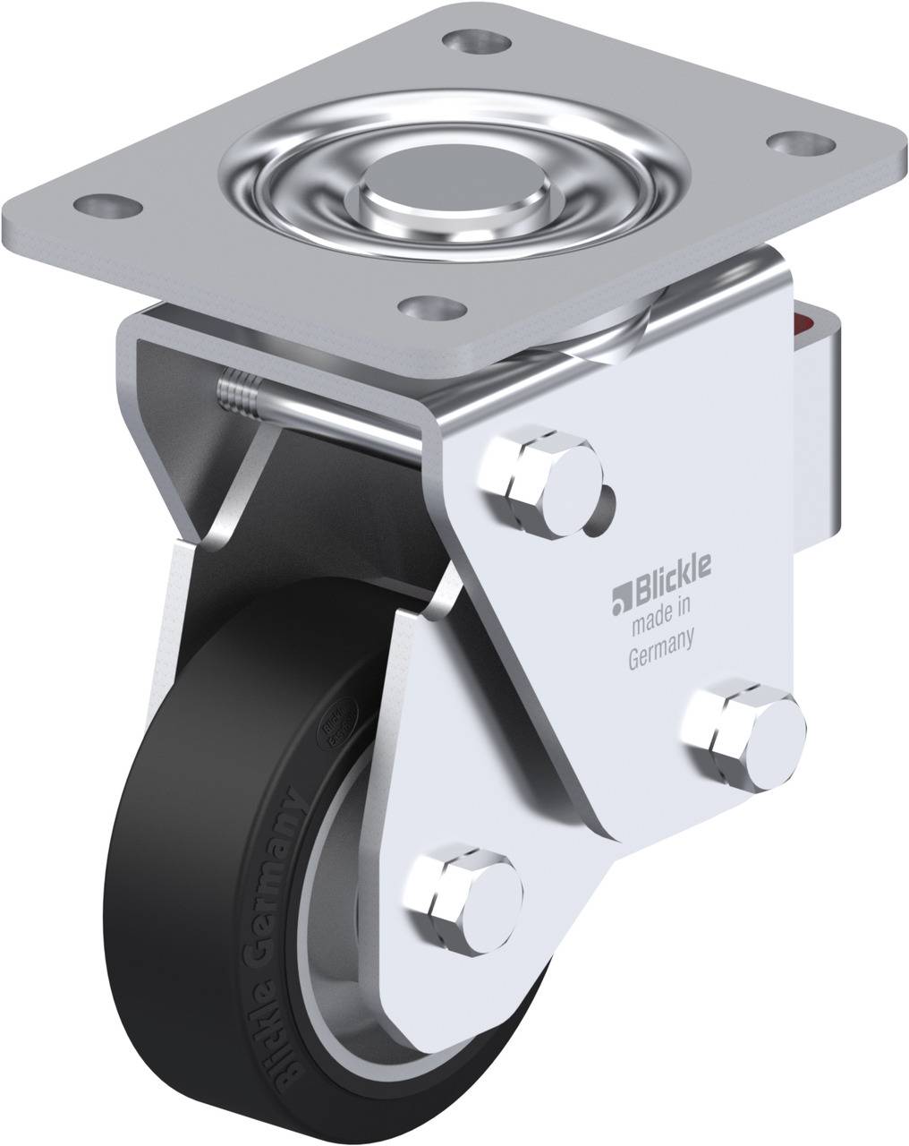 Blickle 564815 LHF-ALEV 100K-3 Lenkrolle gefedert Rad-Durchmesser: 100mm Tragfähigkeit (max.): 200kg 1St.