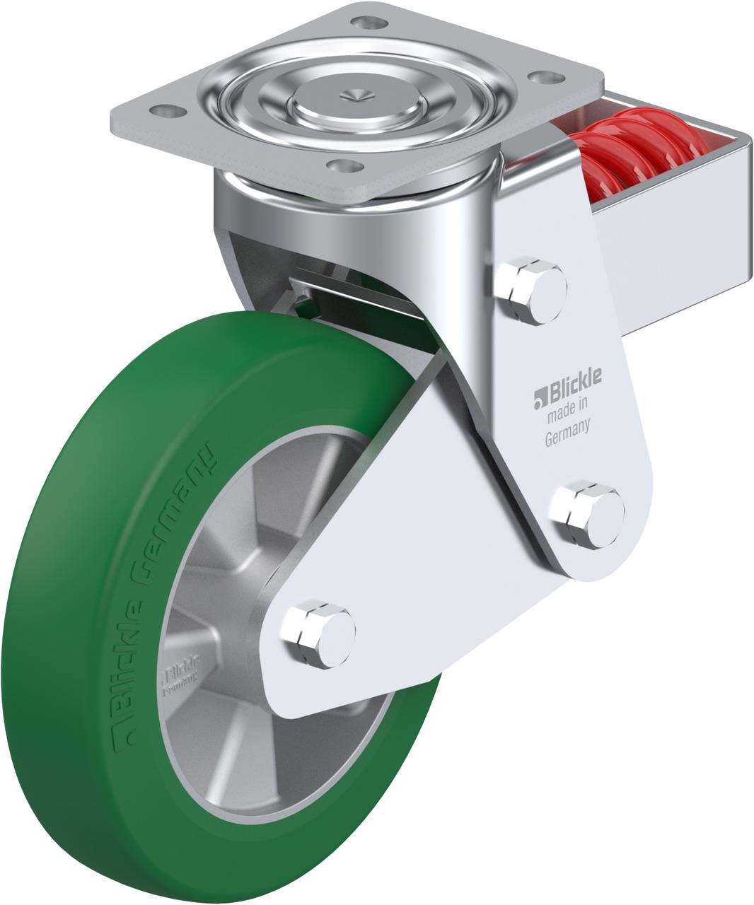 Blickle 605436 LHF-ALST 200K Lenkrolle gefedert Rad-Durchmesser: 200mm Tragfähigkeit (max.): 750kg 1St.